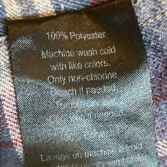 KAVU Men's Button up Casual Flannel Shirt Size L - Picture 6 of 7